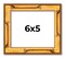 6x5 Bamboo Picture Frame with UV-Resistant Acrylic & Acid Free Backing, Available in 4 Finishes - Brown, Black, Gold, and Natural